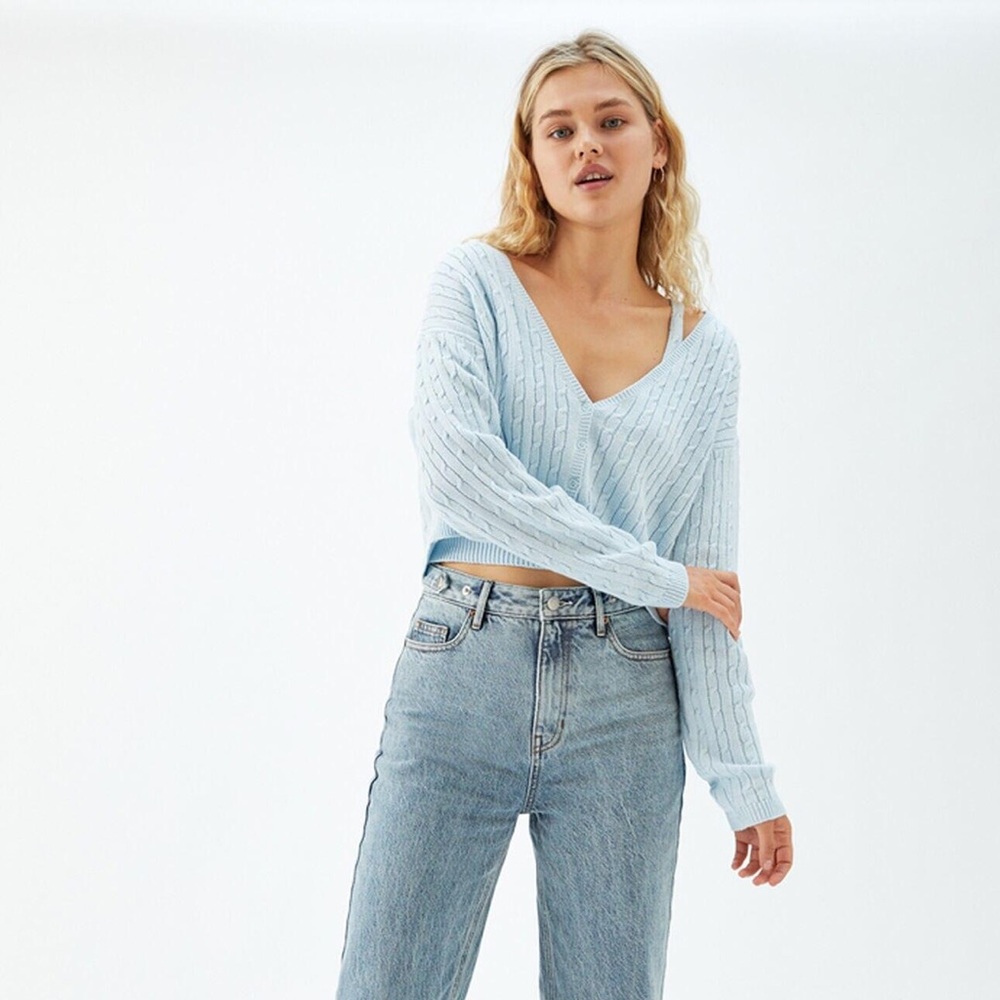 PacSun Kylie & Kendall scholar cardigan and tank